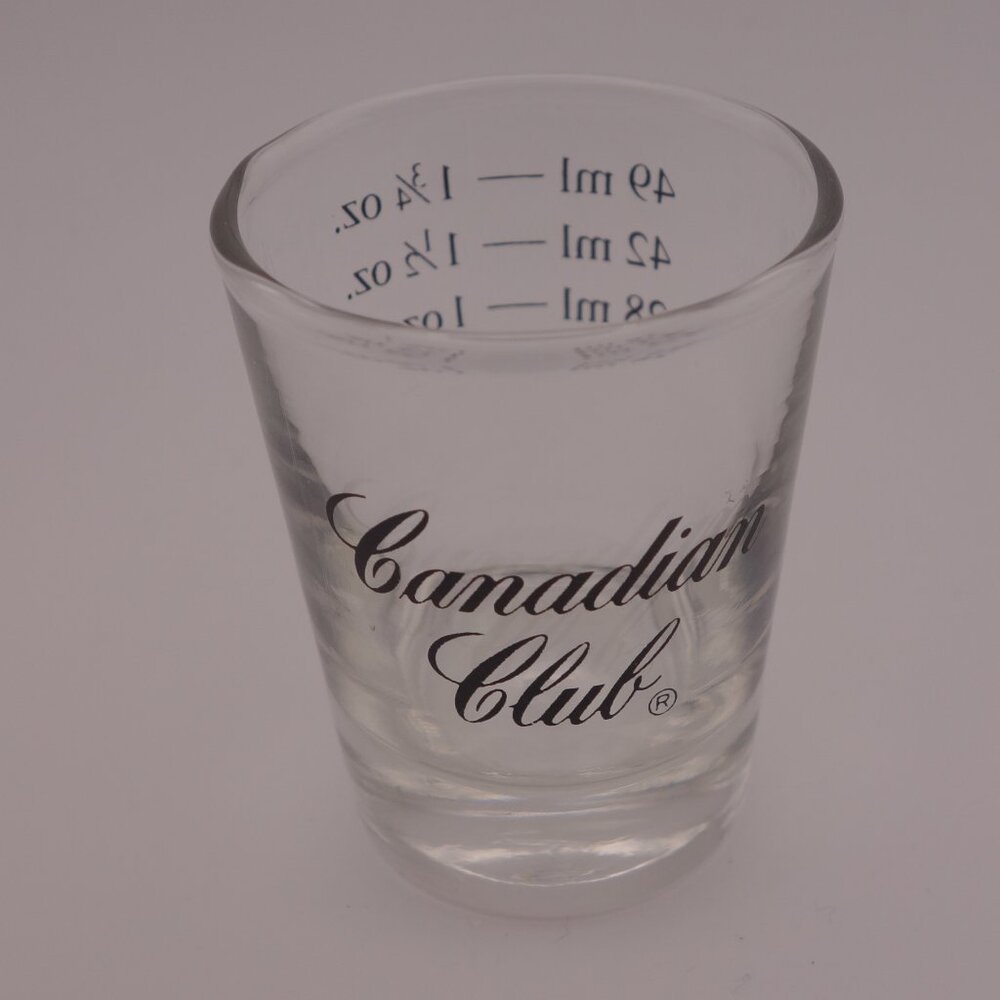 Libby Glassware Canadian Club Shot Glass Measuring Cup
